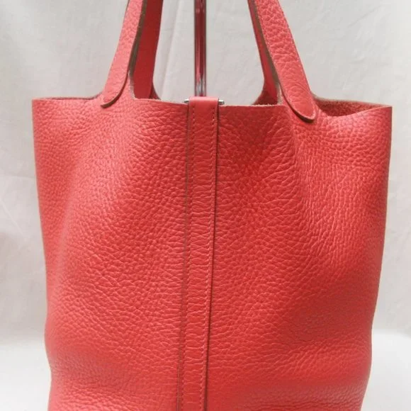 HERMES PICOTIN LOCK MM CLEMENCE PALLADIUM HW RETAIL $3,325 + tax-100% AUTHENTIC - Picture 10 of 16